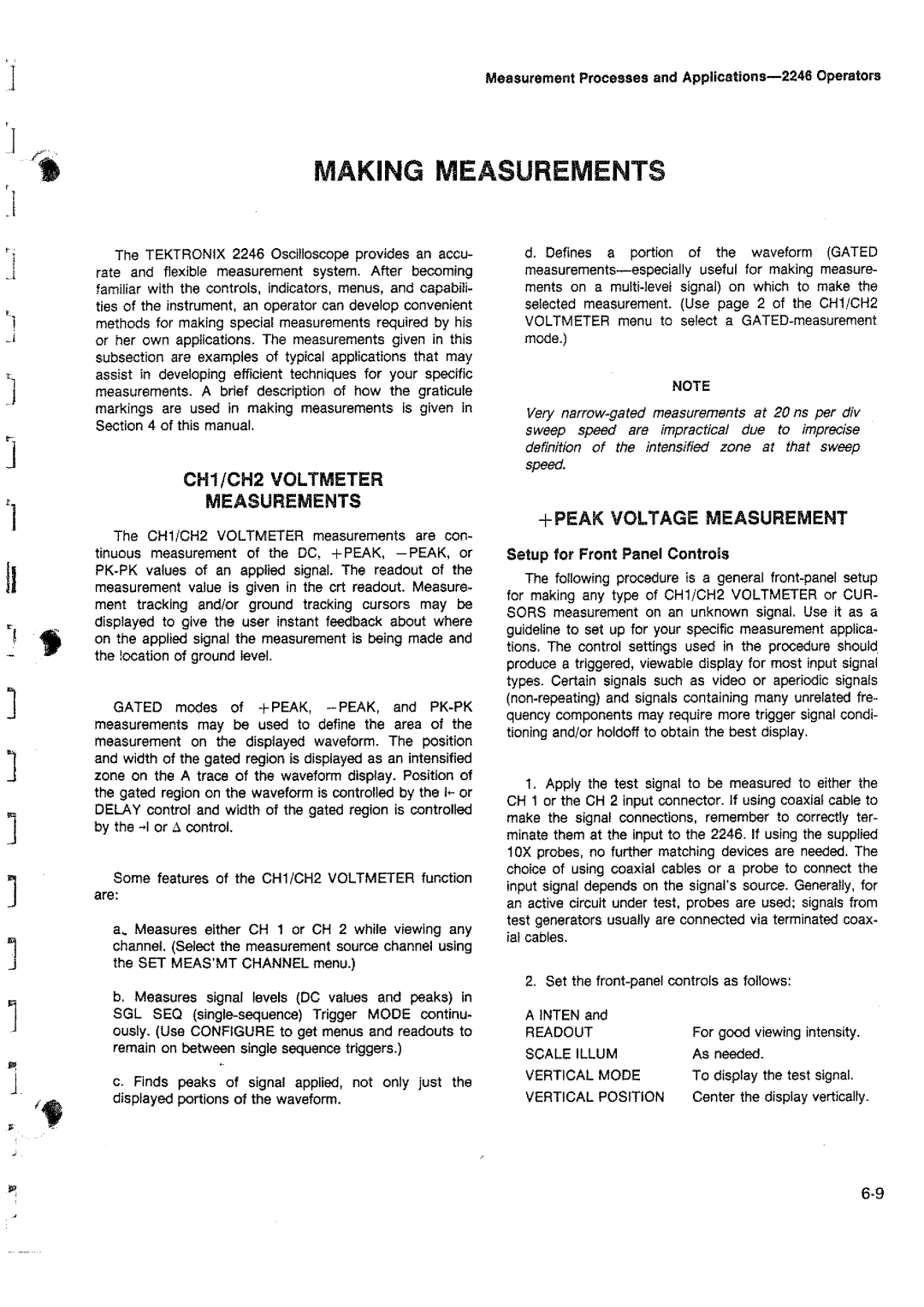 Tektronix 2246 manual 