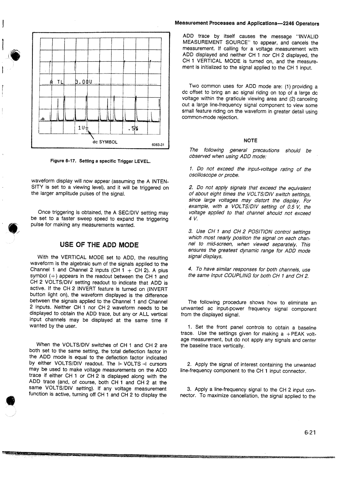 Tektronix 2246 manual 