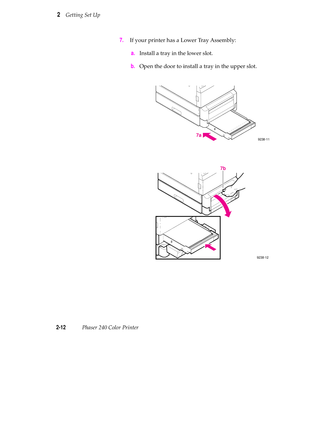 Tektronix user manual 12Phaser 240 Color Printer 