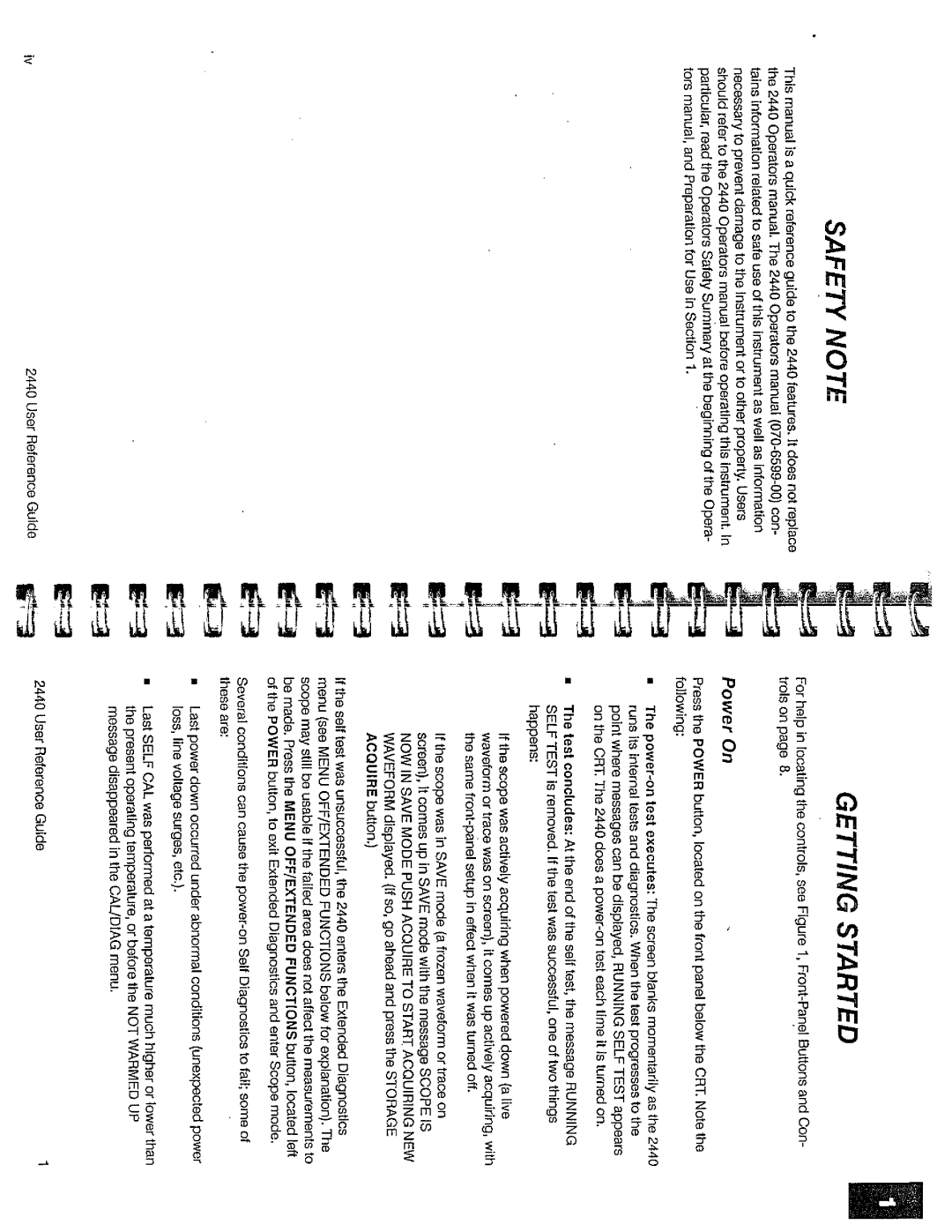 Tektronix 2440 manual 