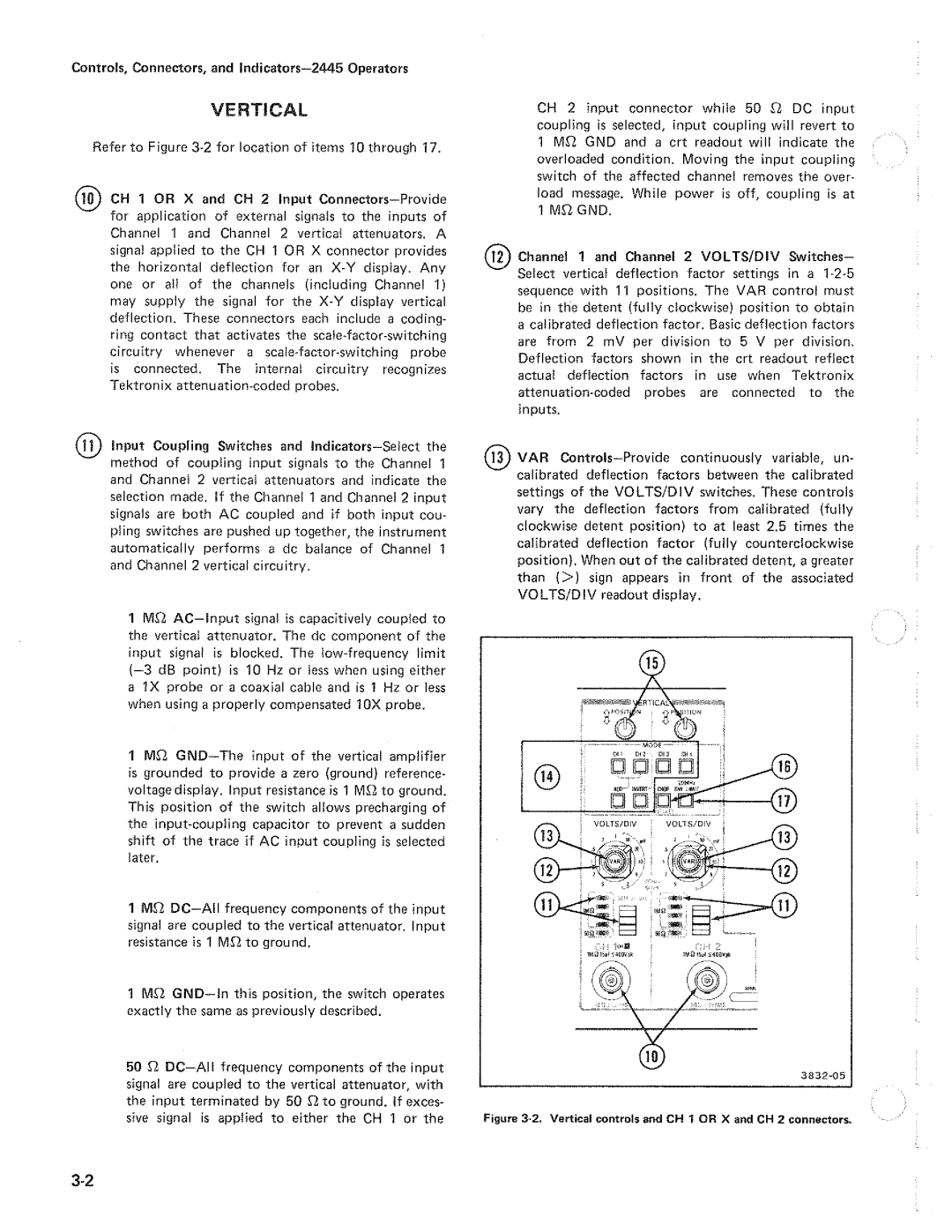 Tektronix 2445 manual 