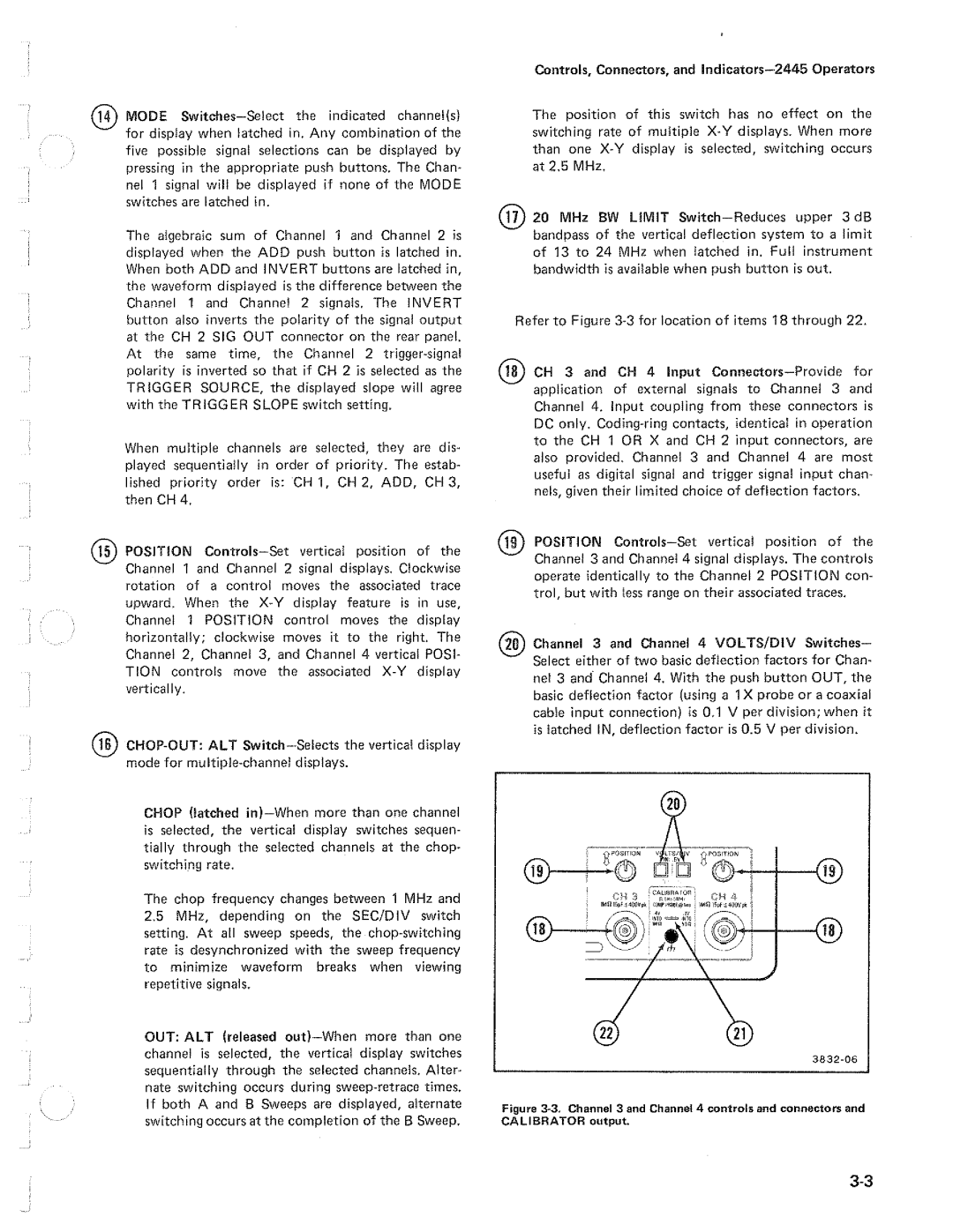 Tektronix 2445 manual 