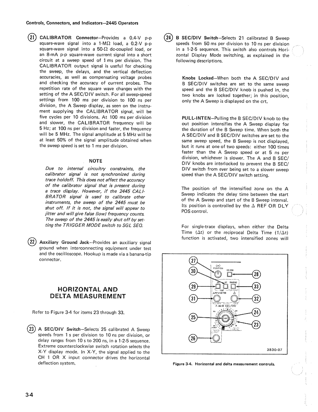 Tektronix 2445 manual 