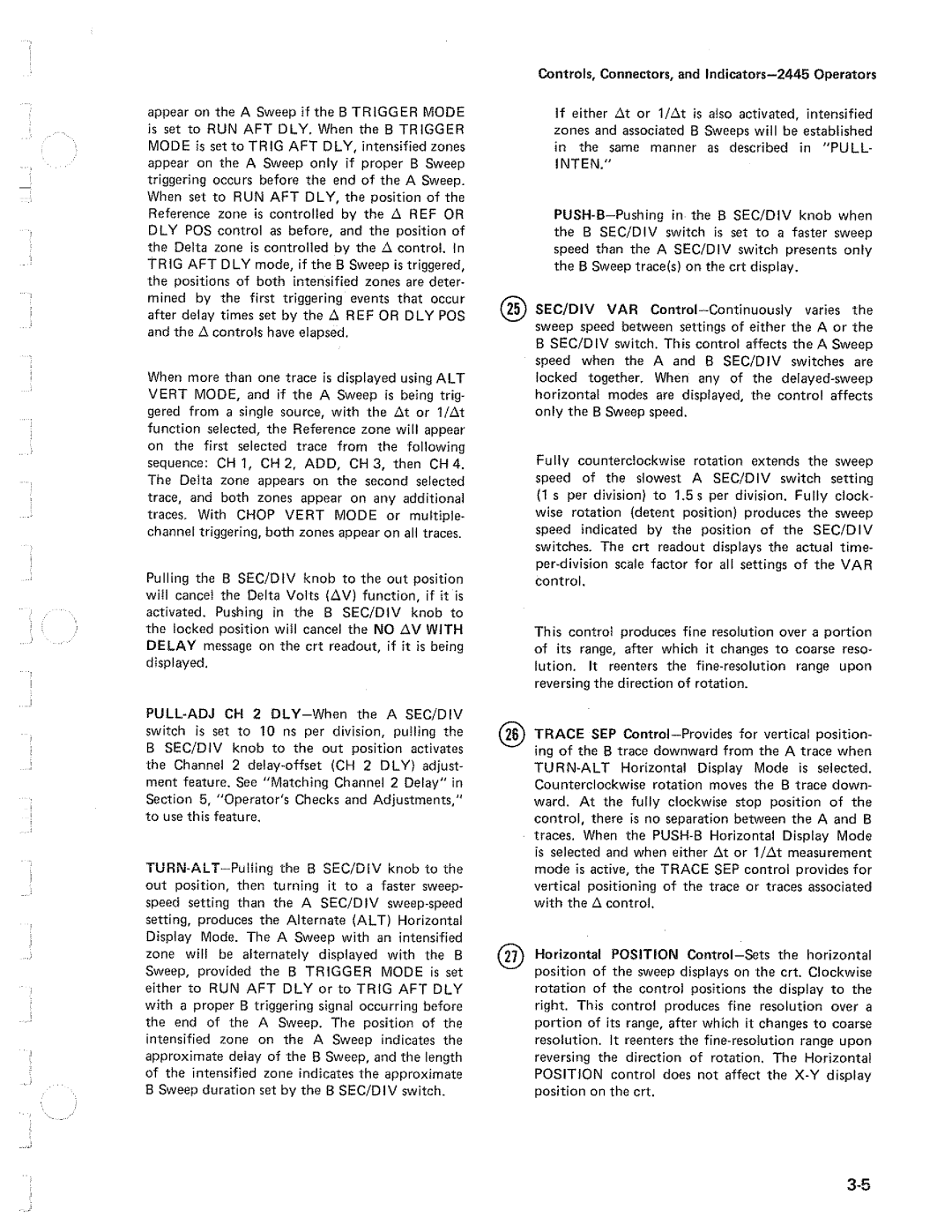 Tektronix 2445 manual 