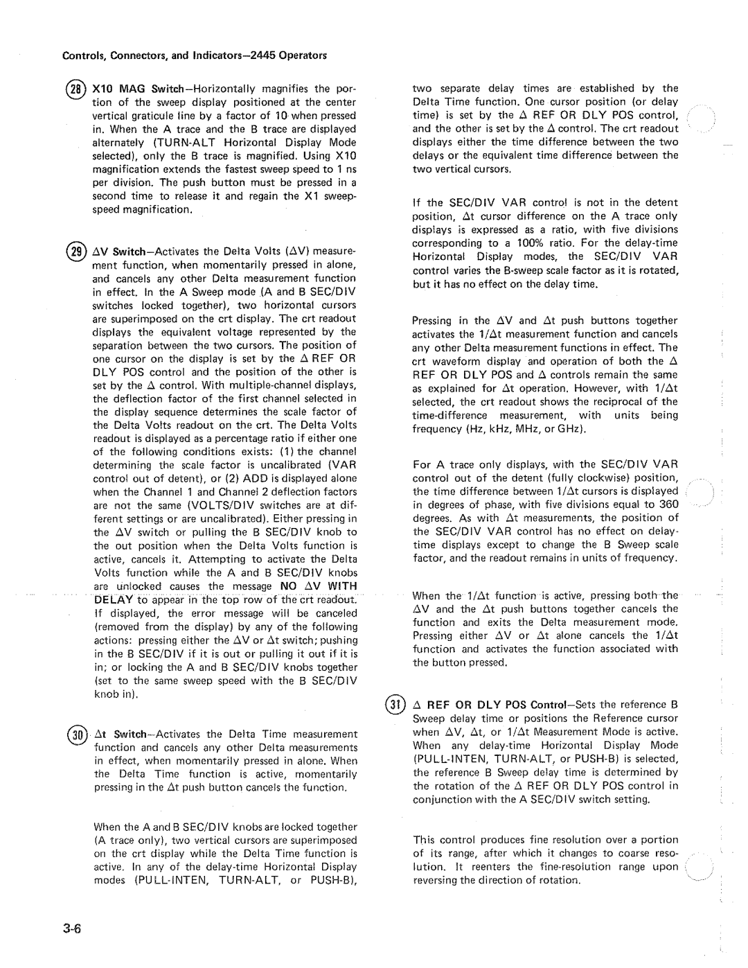 Tektronix 2445 manual 