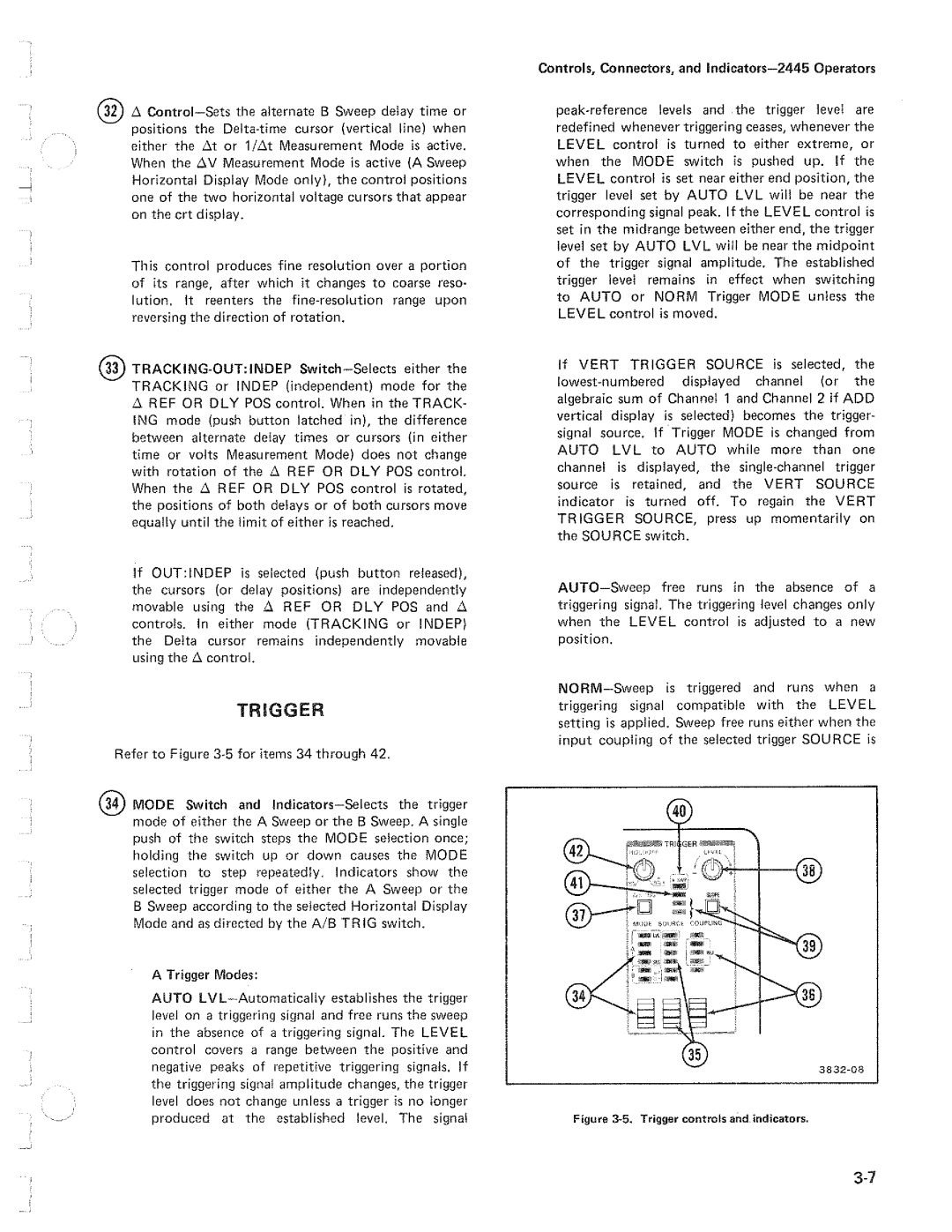 Tektronix 2445 manual 