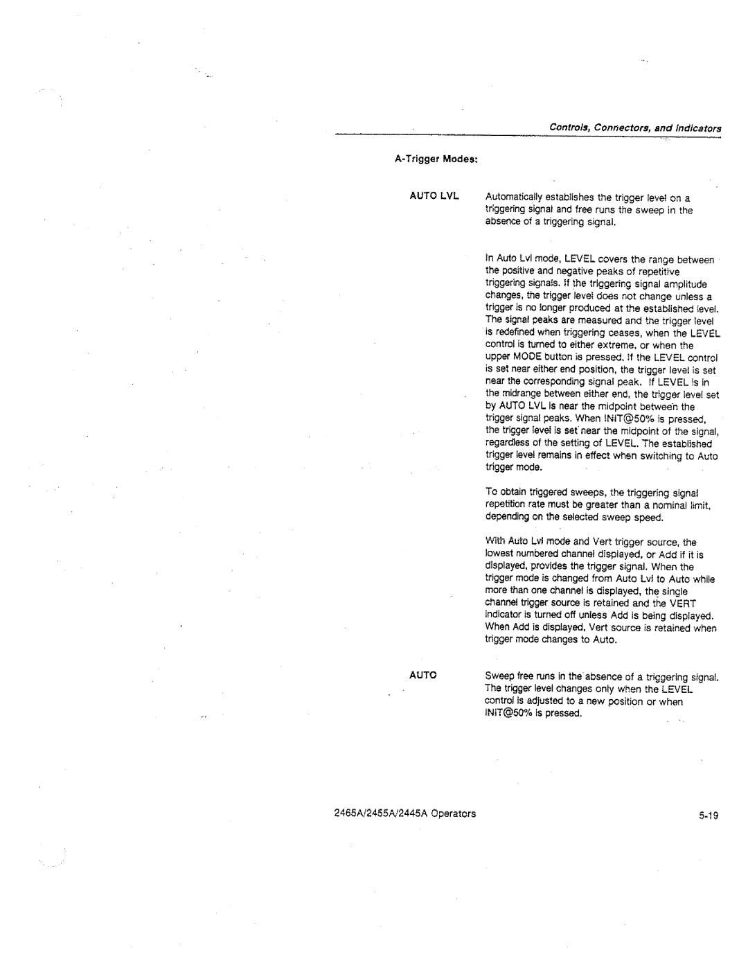 Tektronix 2465A, 2455A, 2445A manual 