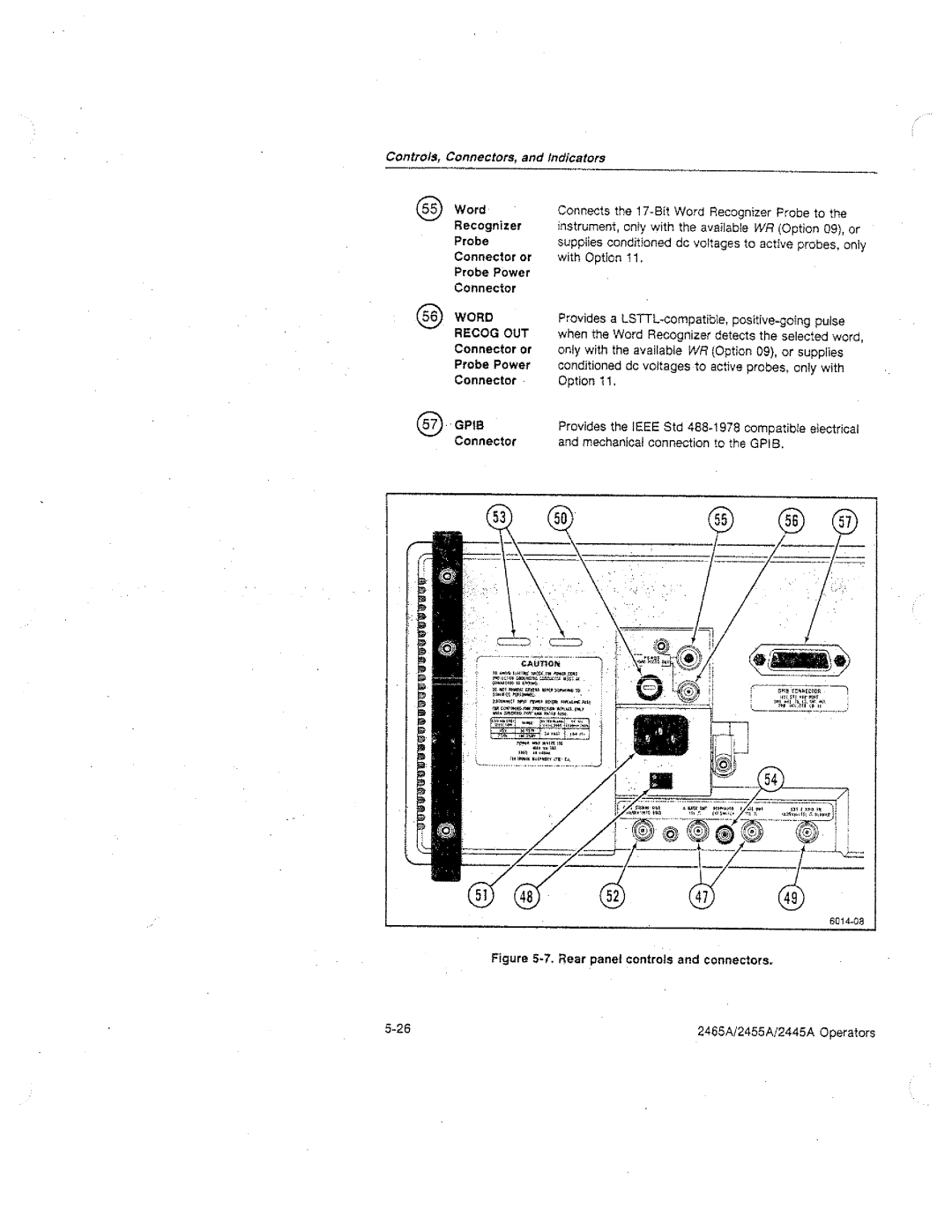 Tektronix 2455A, 2445A, 2465A manual 