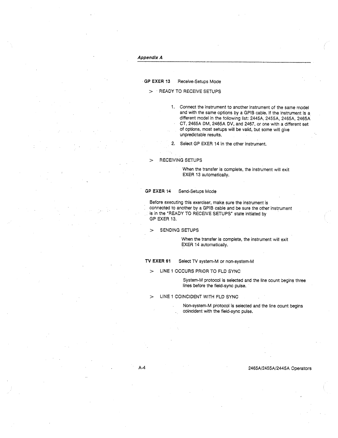 Tektronix 2455A, 2445A, 2465A manual 