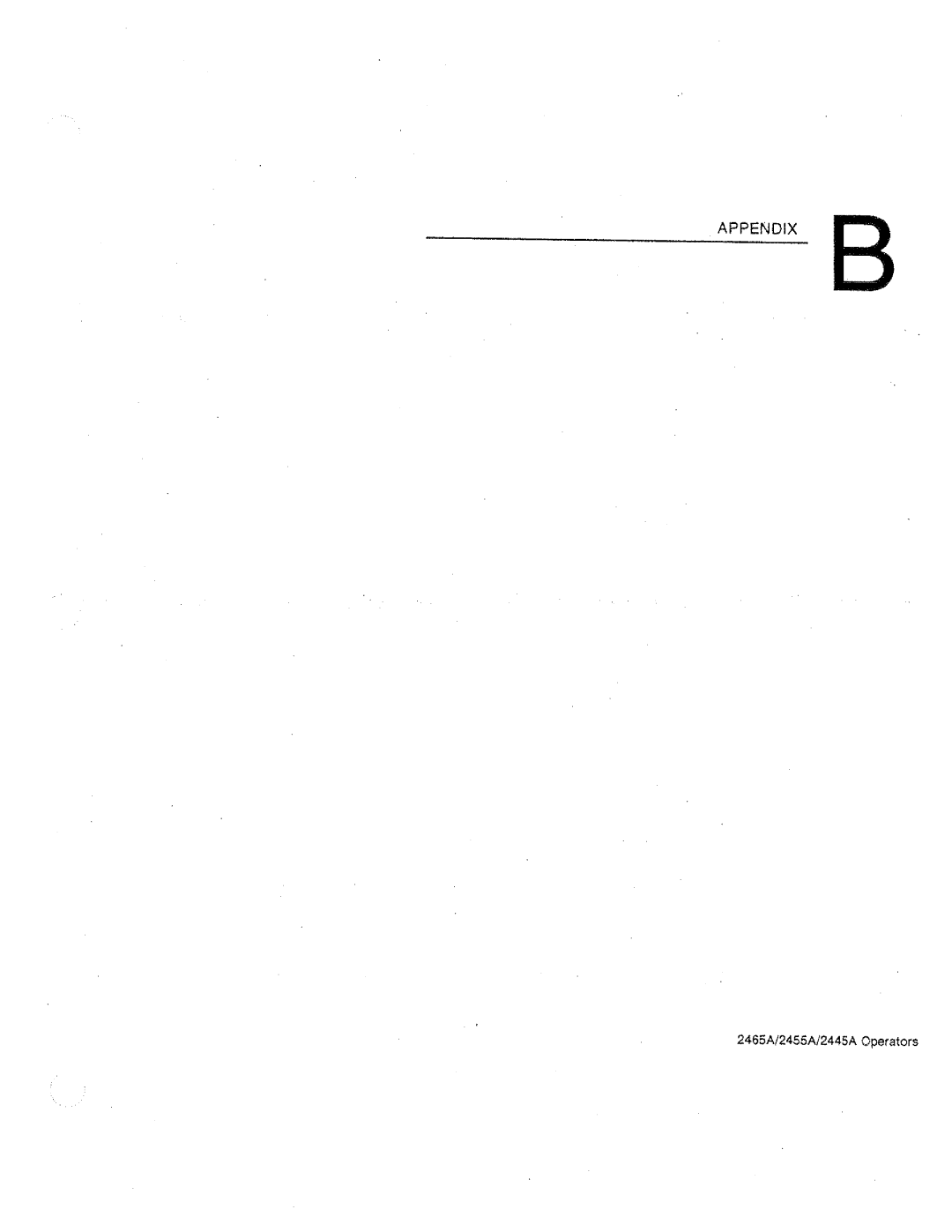 Tektronix 2455A, 2445A, 2465A manual 