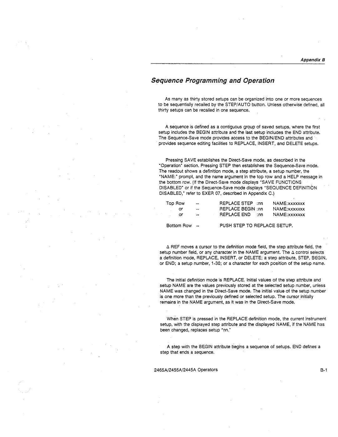 Tektronix 2465A, 2455A, 2445A manual 