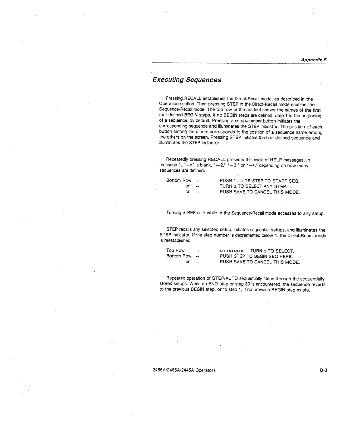 Tektronix 2445A, 2455A, 2465A manual 