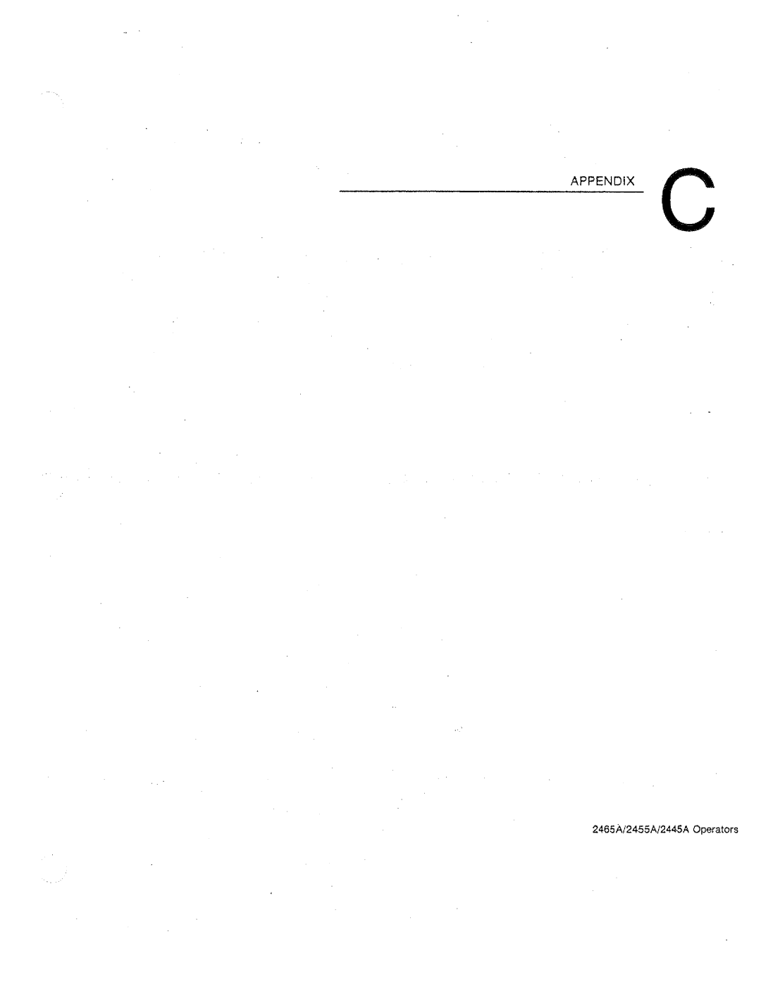 Tektronix 2455A, 2445A, 2465A manual 