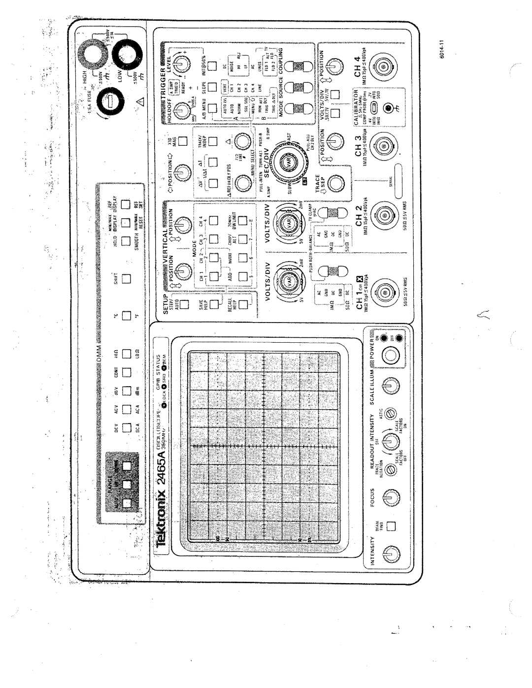 Tektronix 2455A, 2445A, 2465A manual 