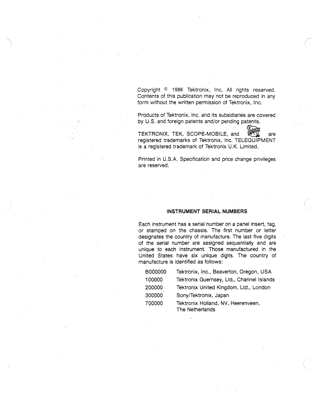 Tektronix 2465A, 2455A, 2445A manual 