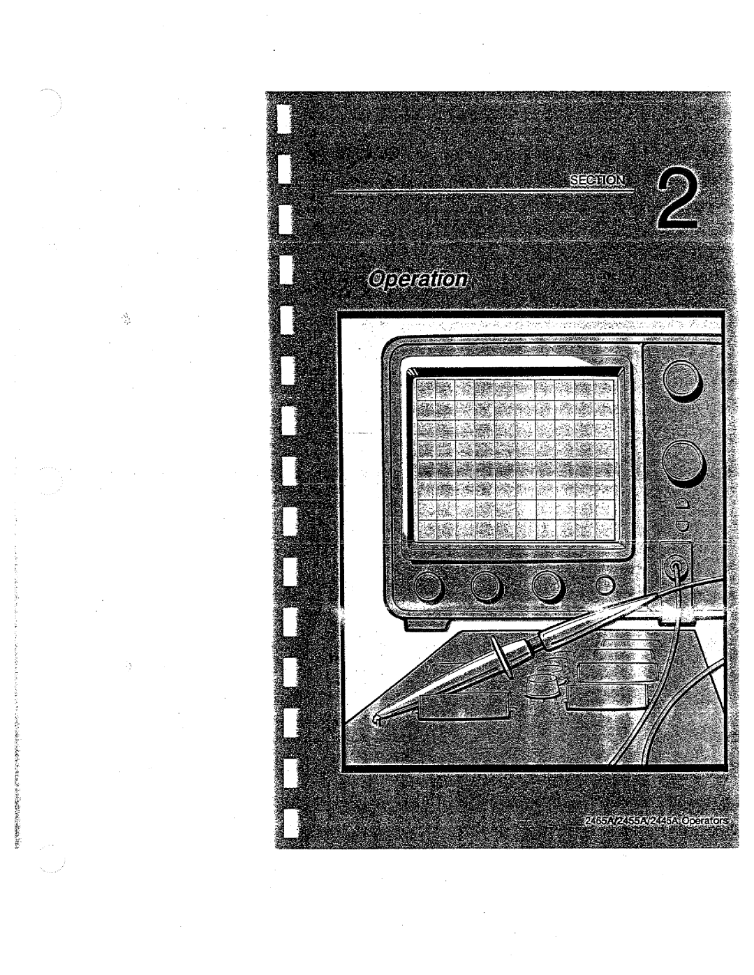 Tektronix 2445A, 2455A, 2465A manual 