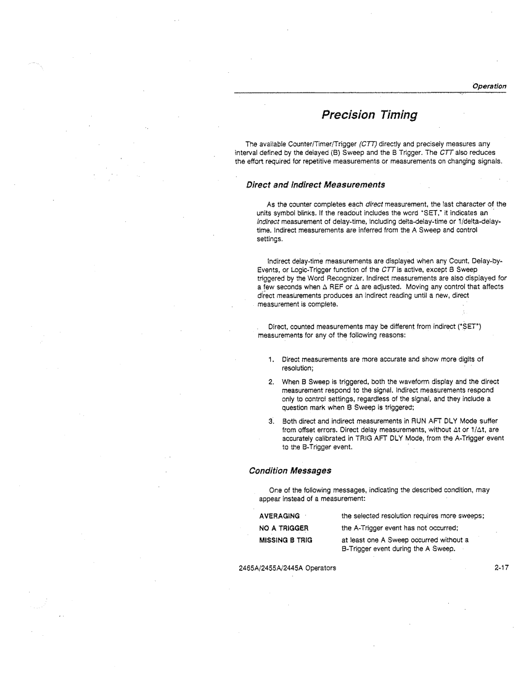 Tektronix 2445A, 2455A, 2465A manual 