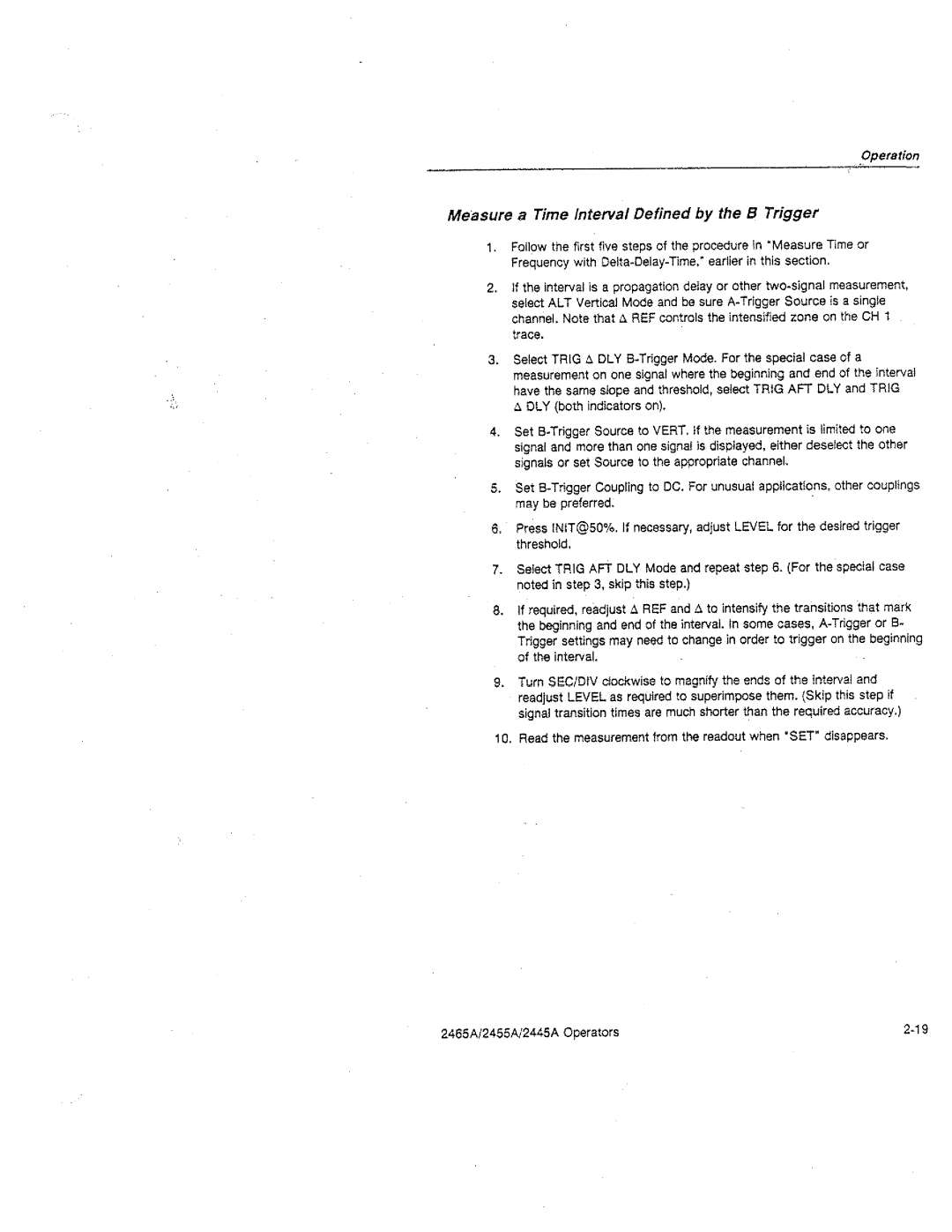 Tektronix 2455A, 2445A, 2465A manual 