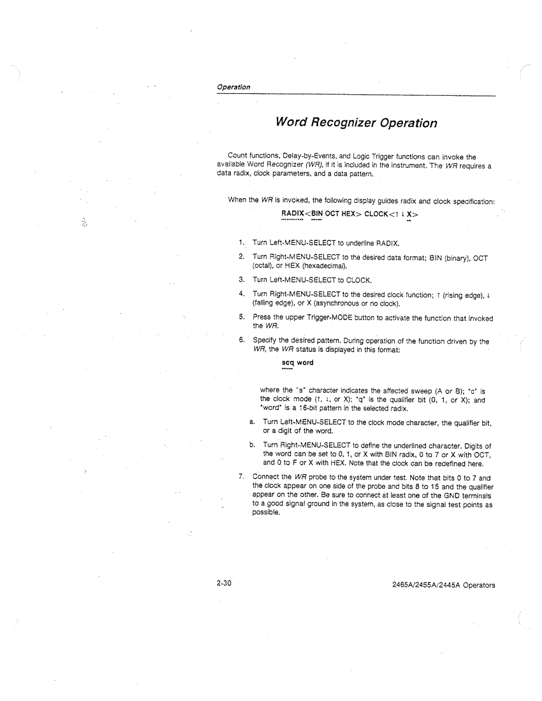 Tektronix 2465A, 2455A, 2445A manual 