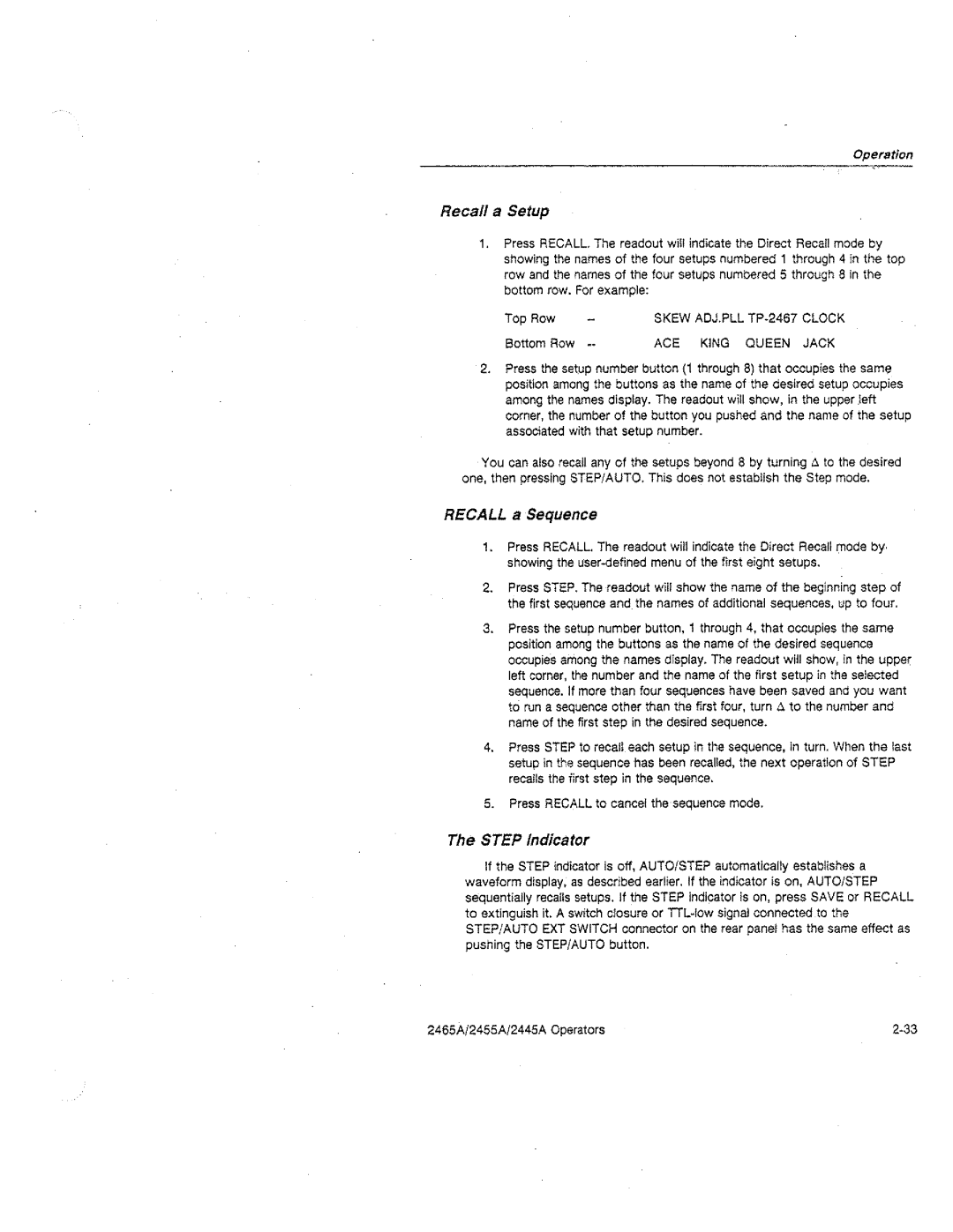 Tektronix 2465A, 2455A, 2445A manual 