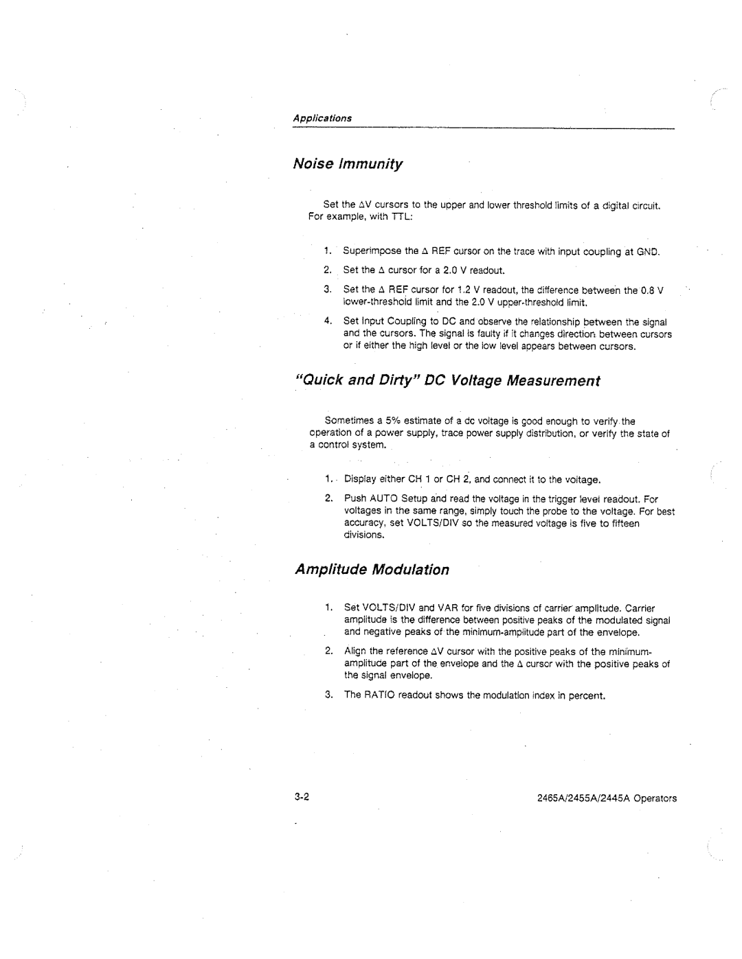 Tektronix 2445A, 2455A, 2465A manual 