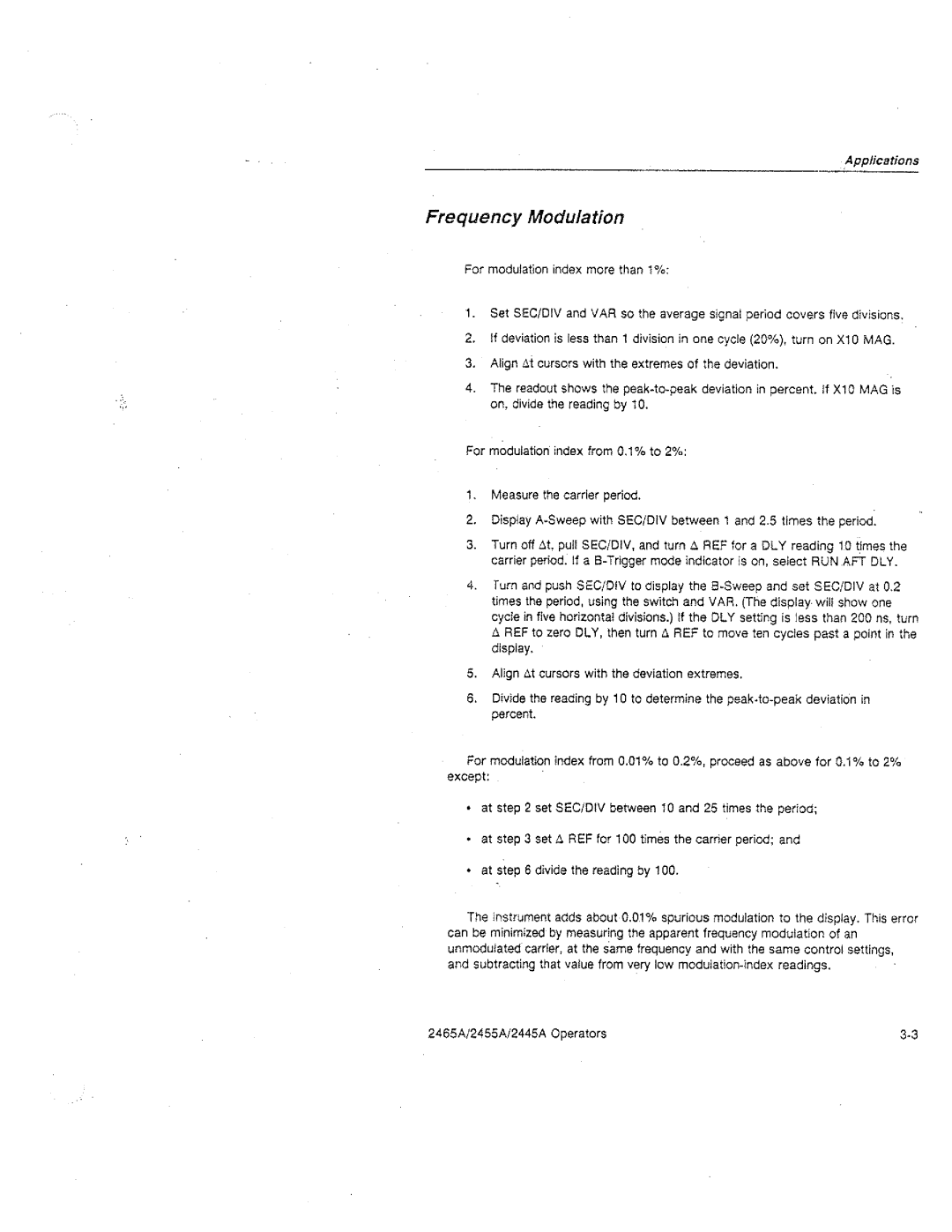 Tektronix 2465A, 2455A, 2445A manual 