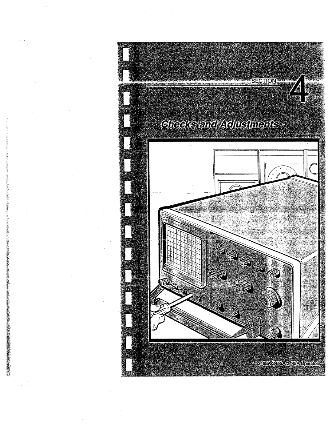 Tektronix 2445A, 2455A, 2465A manual 