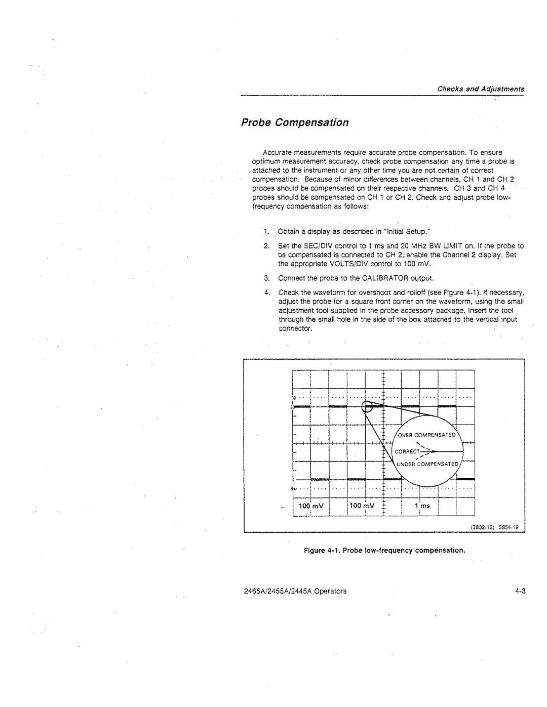 Tektronix 2465A, 2455A, 2445A manual 