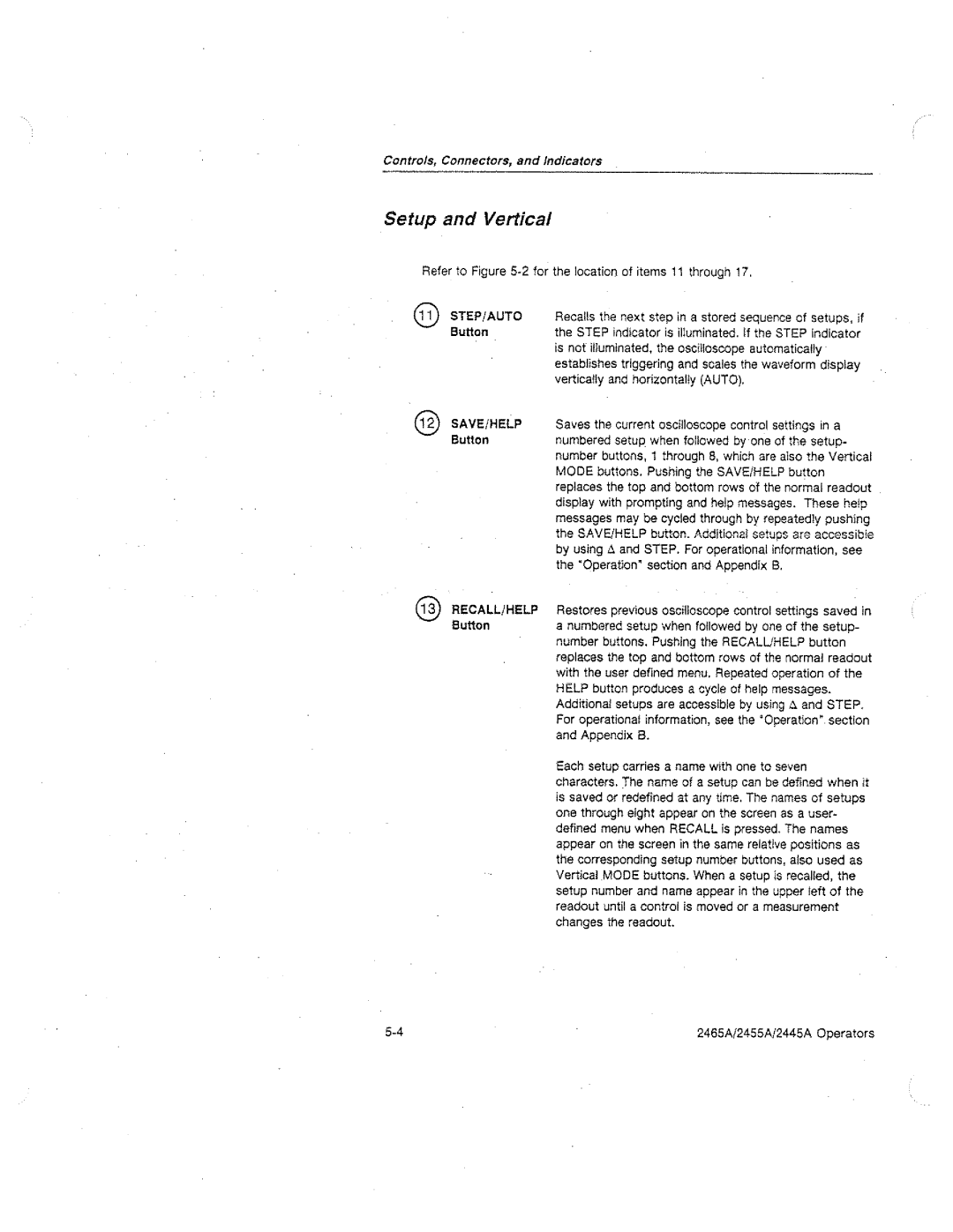 Tektronix 2465A, 2455A, 2445A manual 