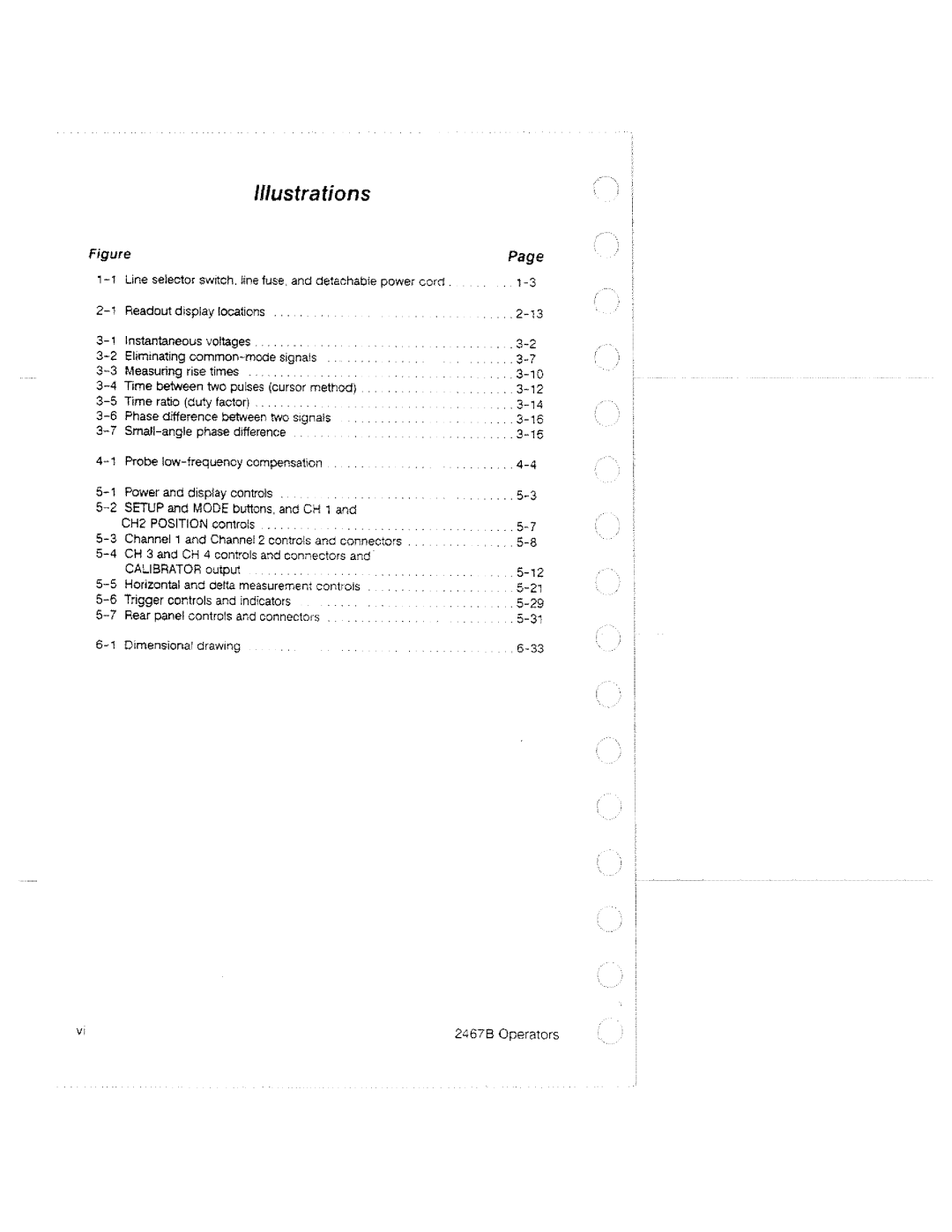 Tektronix 2467B manual 