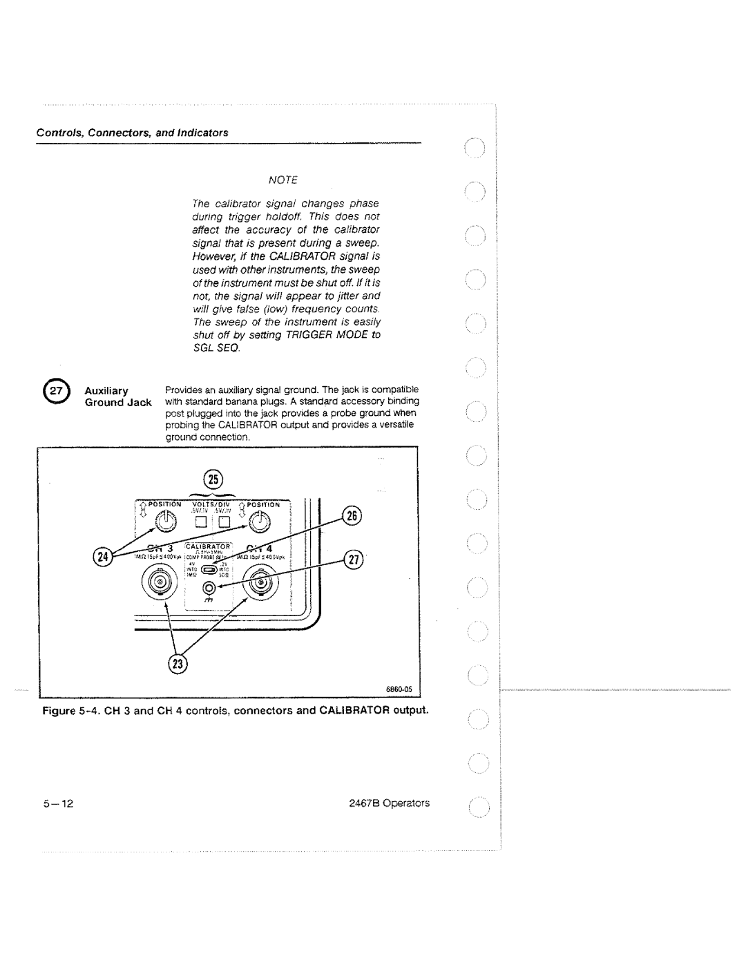 Tektronix 2467B manual 