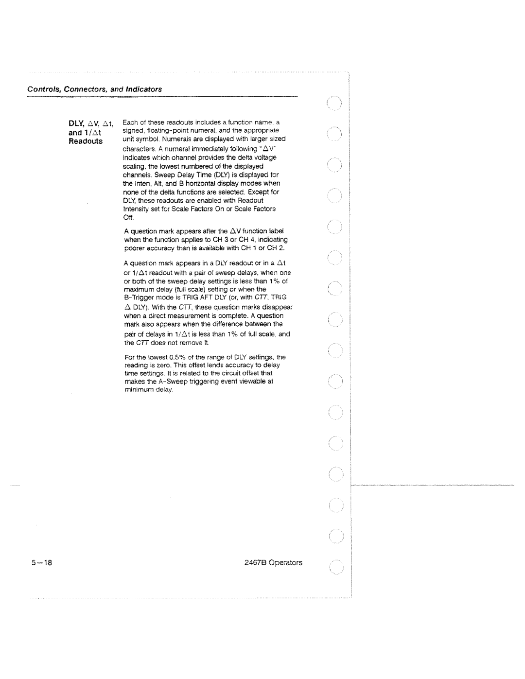 Tektronix 2467B manual 