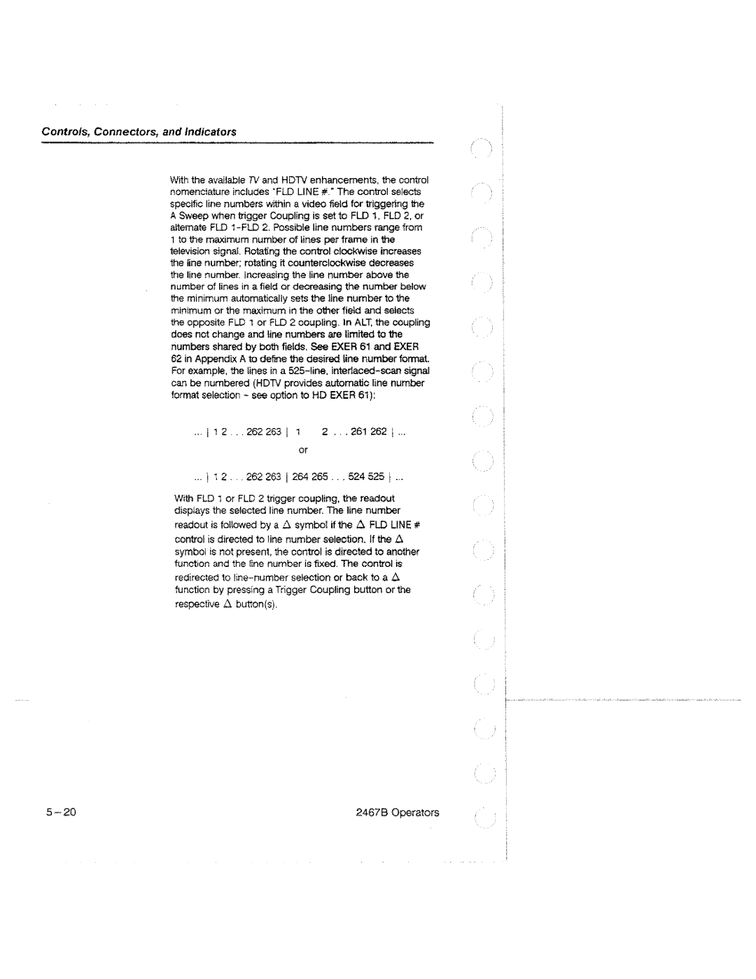 Tektronix 2467B manual 