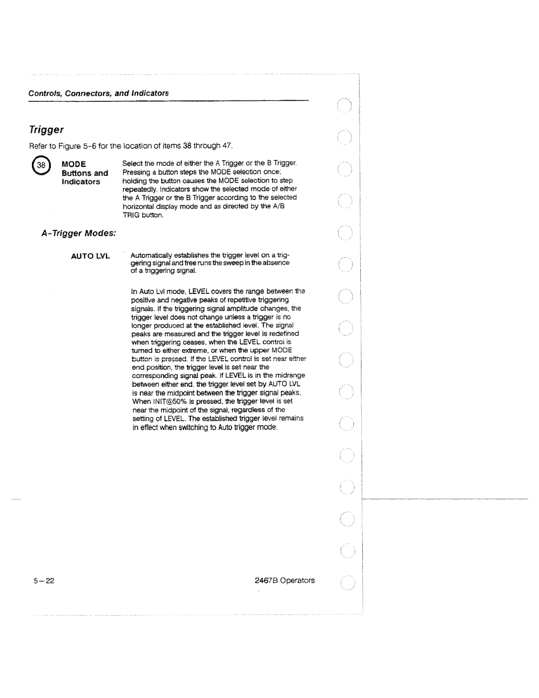 Tektronix 2467B manual 