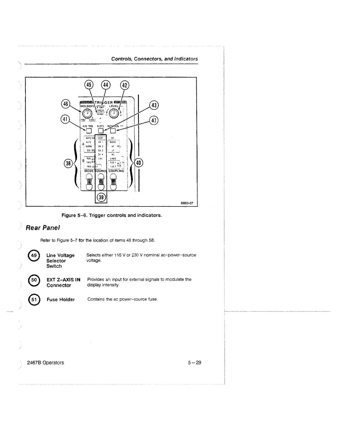 Tektronix 2467B manual 