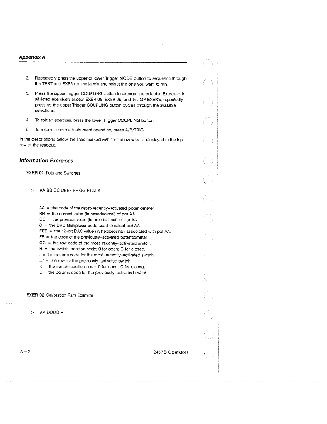 Tektronix 2467B manual 