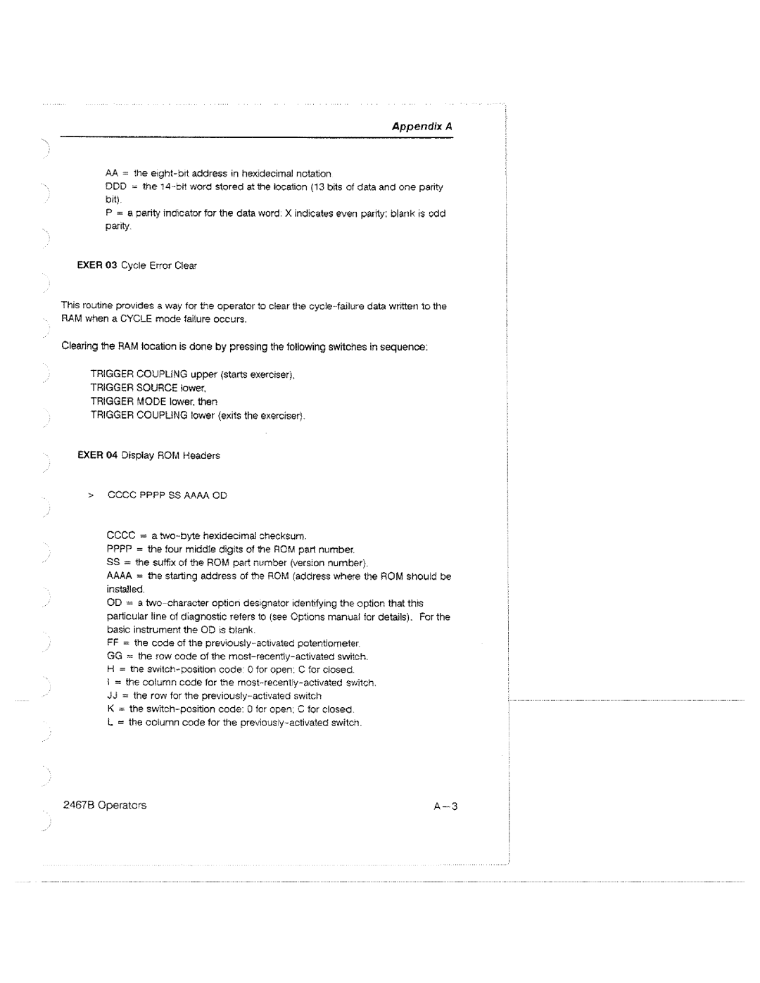Tektronix 2467B manual 
