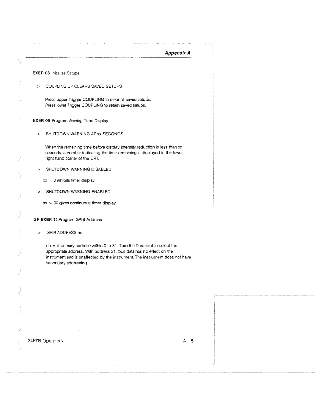 Tektronix 2467B manual 