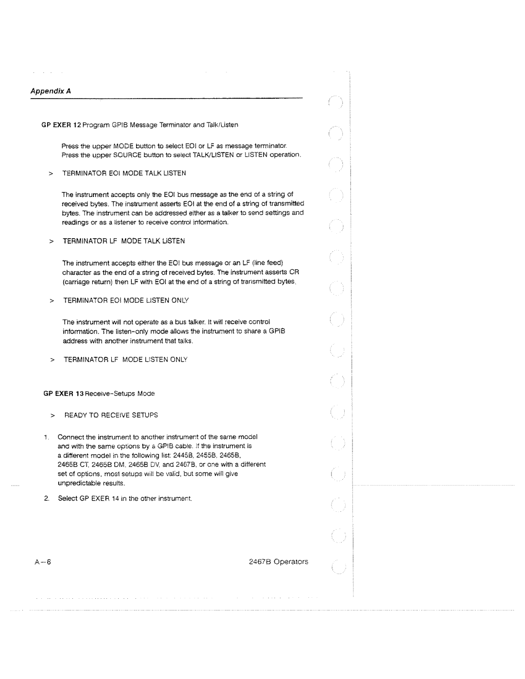 Tektronix 2467B manual 