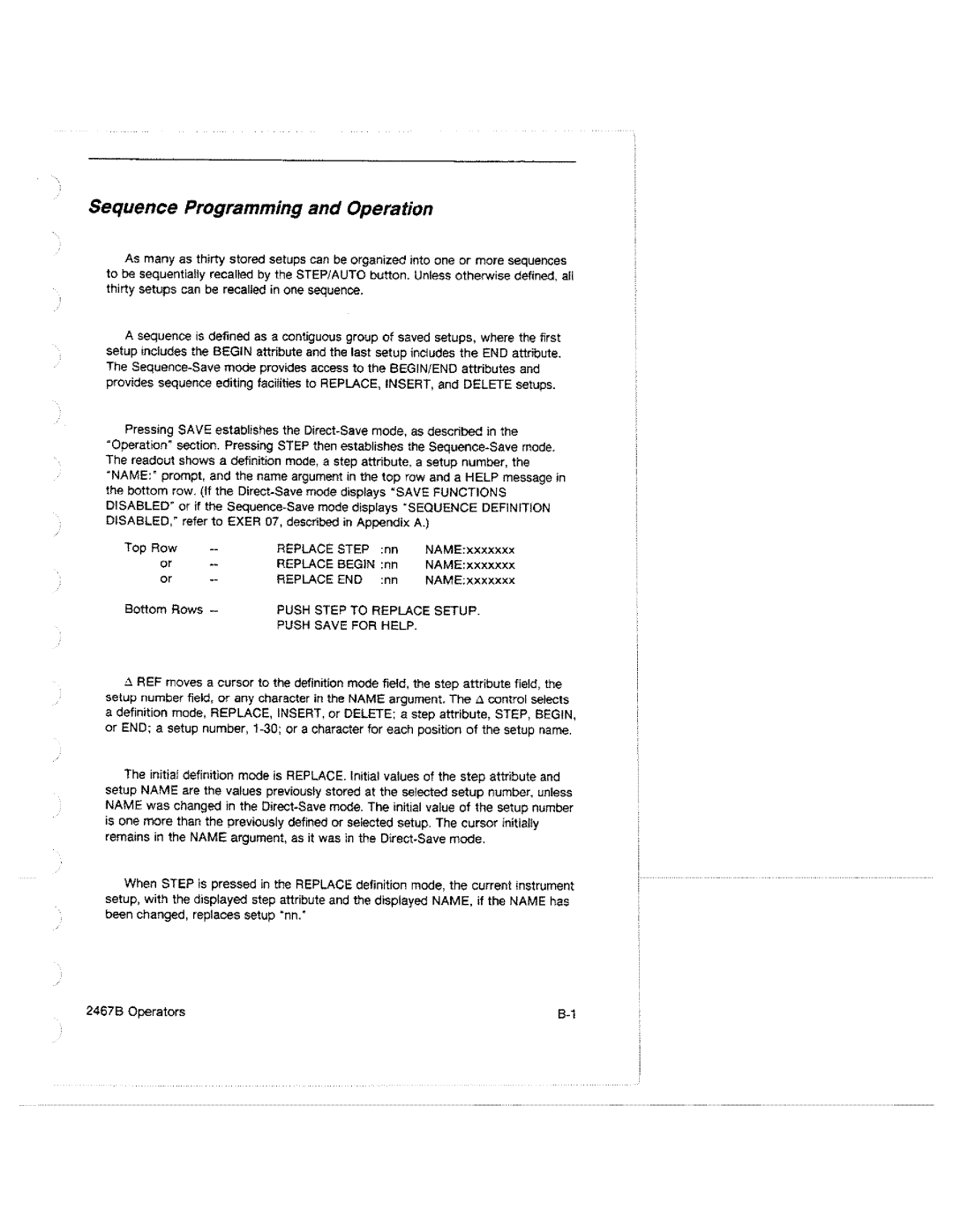 Tektronix 2467B manual 