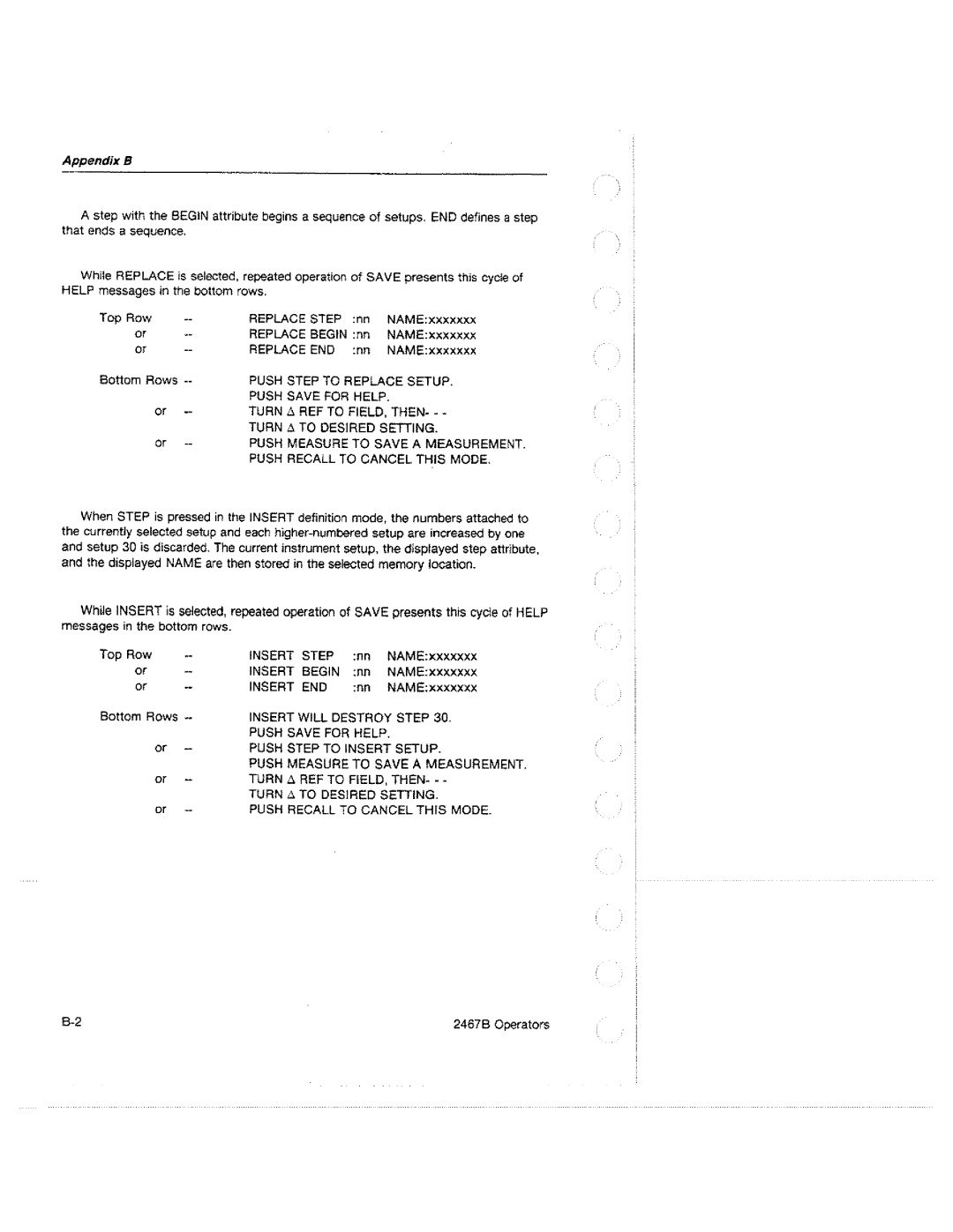 Tektronix 2467B manual 