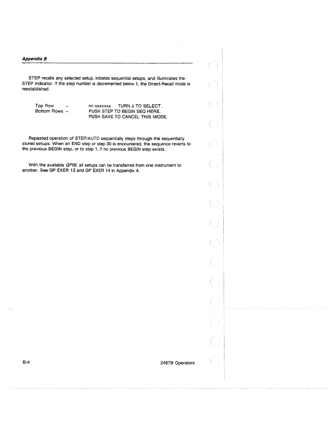 Tektronix 2467B manual 