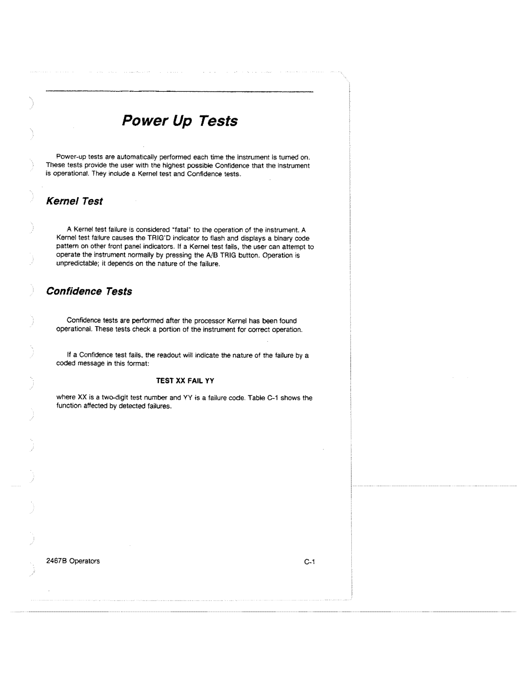 Tektronix 2467B manual 