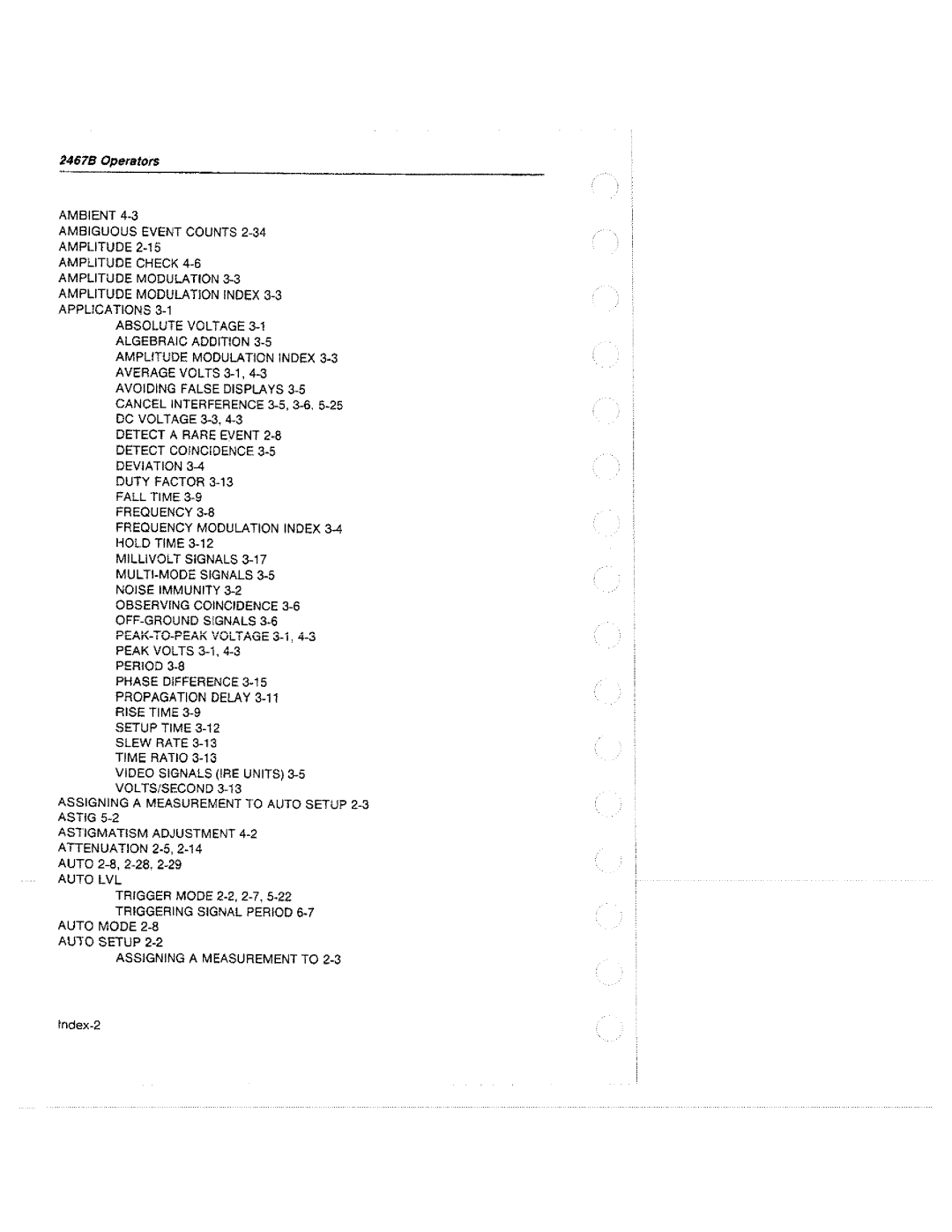 Tektronix 2467B manual 