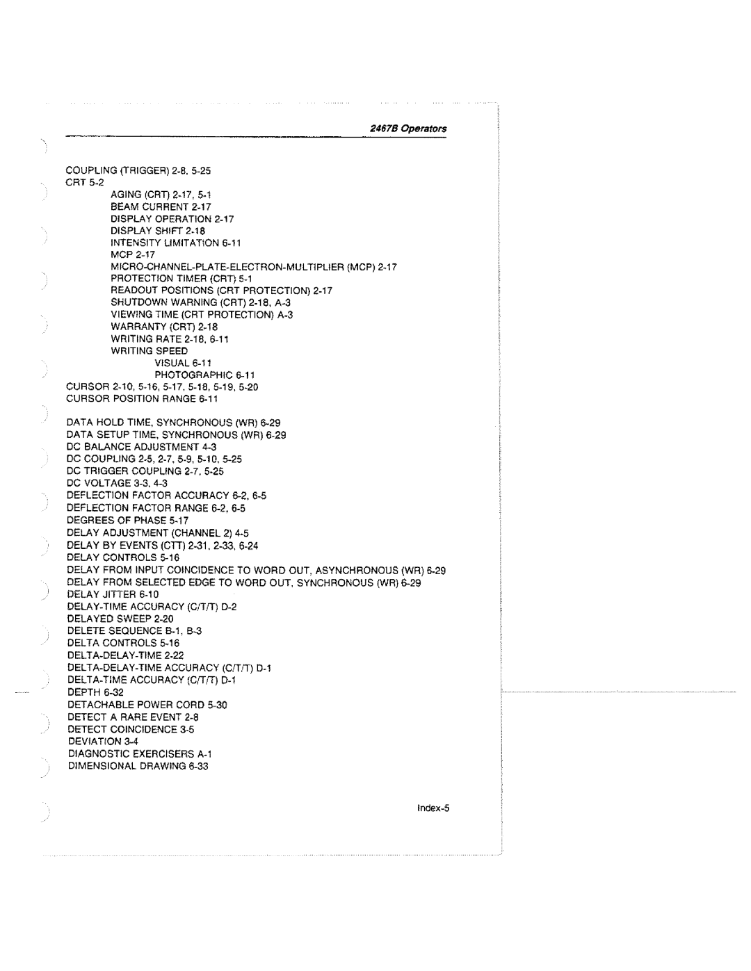 Tektronix 2467B manual 