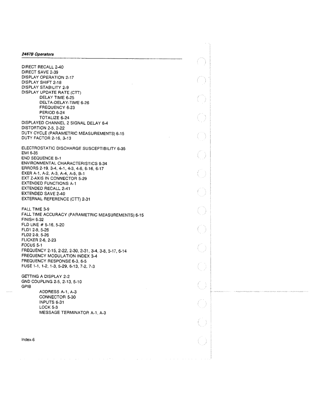 Tektronix 2467B manual 