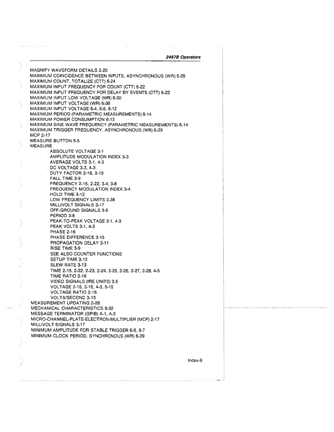 Tektronix 2467B manual 