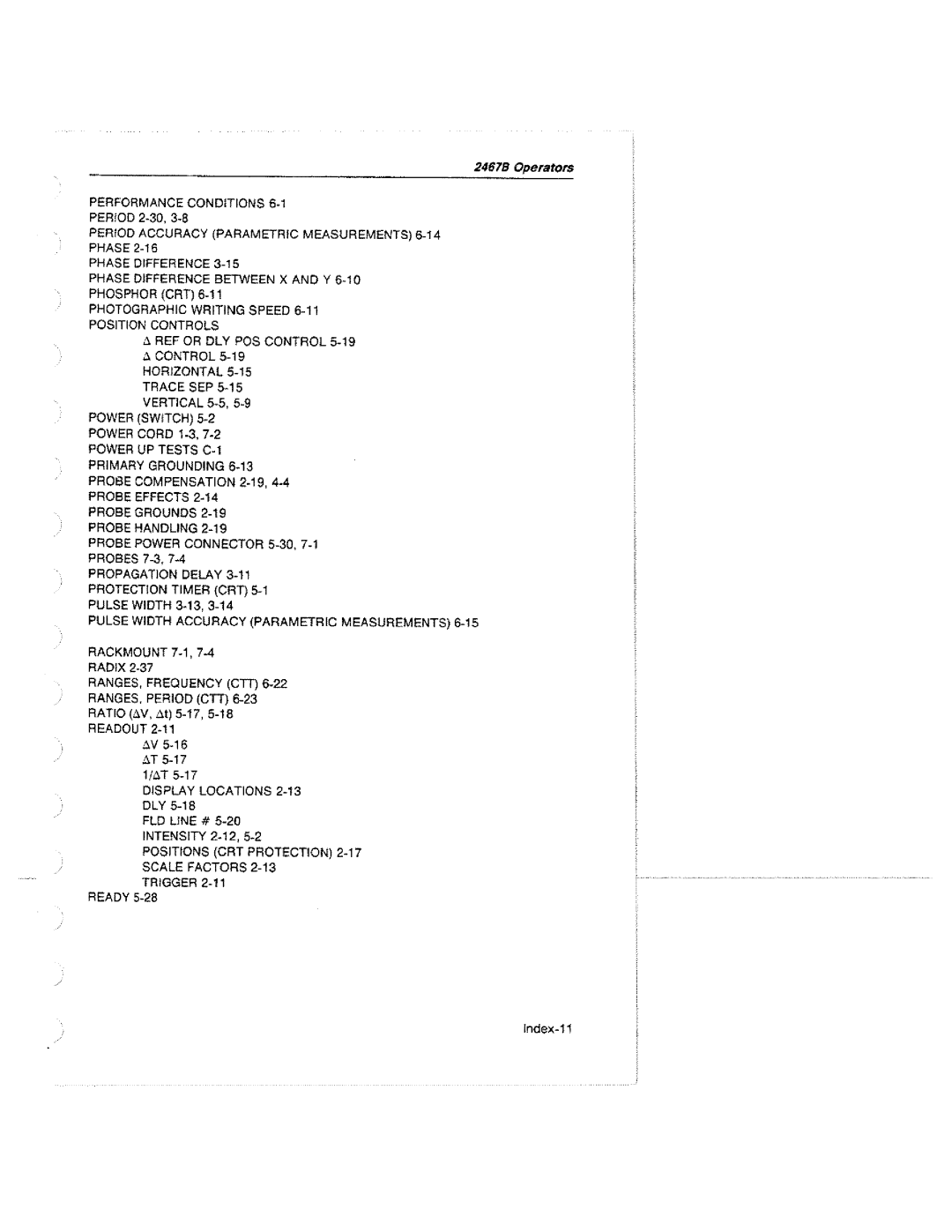 Tektronix 2467B manual 
