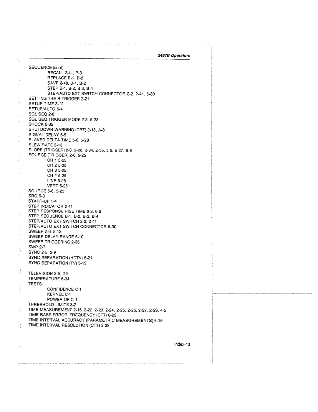 Tektronix 2467B manual 
