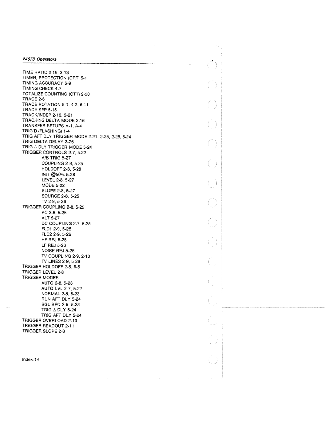 Tektronix 2467B manual 